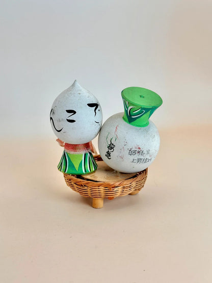 K10132 - Omiyage Daikon kokeshi from Kagoshima