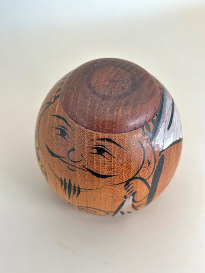 K10152 - Sōsaku Kokeshi Daikokuten de Shinkichi Matsutani 松谷伸吉
