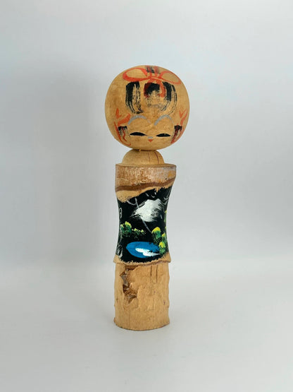 K20078 - Omiyage kokeshi Shirahone Onsen 白骨温泉