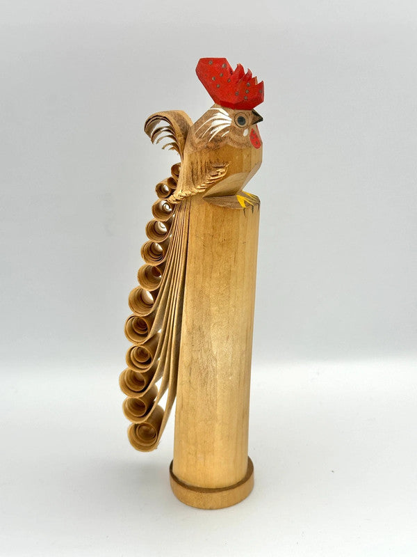 FT12 - Poulet jouet folklorique vintage Sasano Ittobori