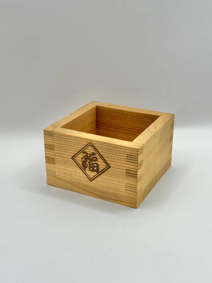 TB05 - Wooden Masu square sake box