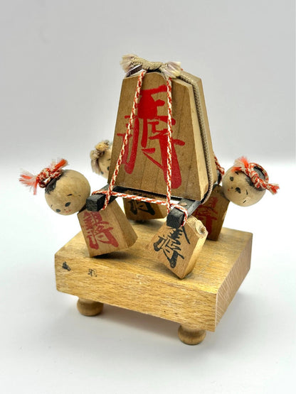 FT26 - Poupée Shogi Kokeshi en bois