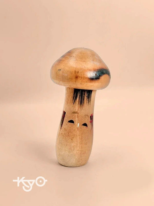 K10124 - Mushroom kokeshi doll