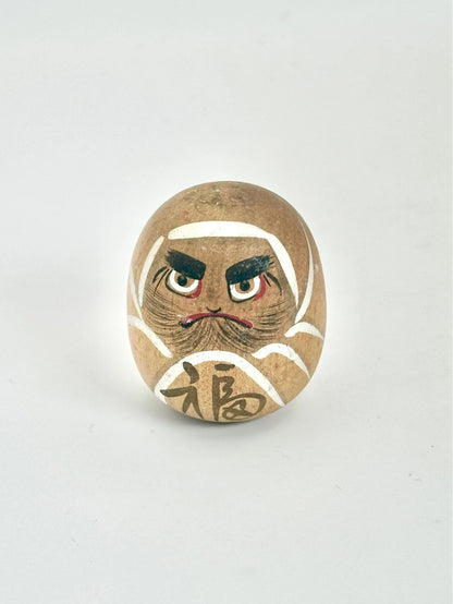K05028 - Hand crafted wooden Yamanaka Daruma Doll