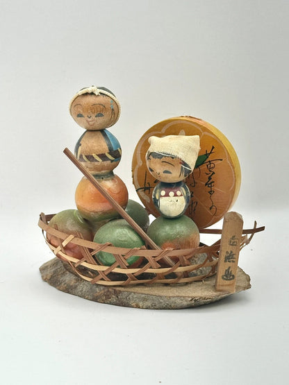 FT34 - Poupée kokeshi souvenir Onsen de Shirahama