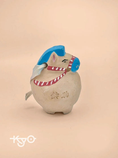 CB002 - Ornement cloche en argile Dorei Horse Miyazaki Jingu