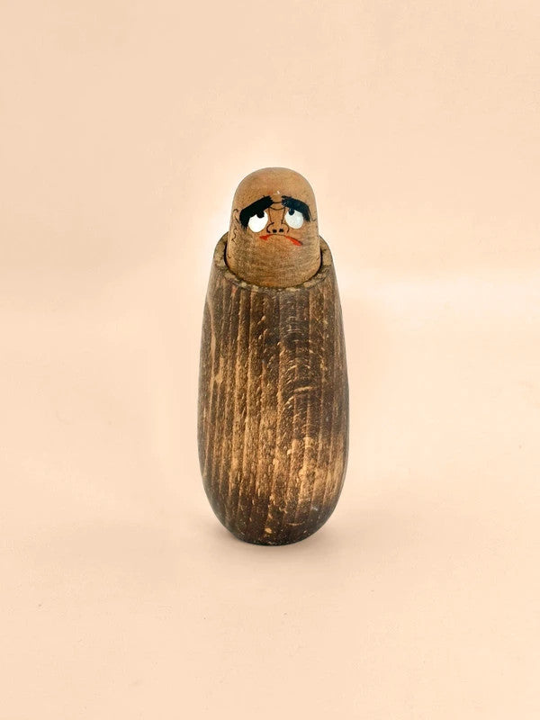 K10120 - Vintage daruma kokeshi Nasu