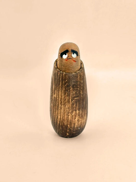 K10120 - Vintage daruma kokeshi Nasu