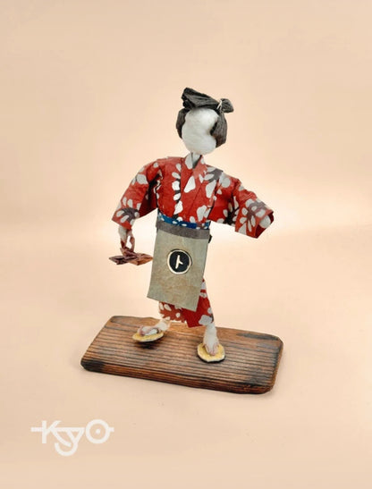 FT163 - Poupée de papier japonaise vintage kami-ningyo