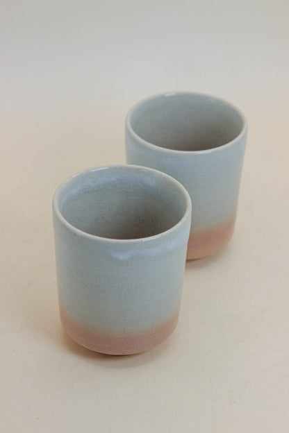 TB342 - Hagi-yaki yunomi tea cup set 萩焼