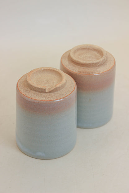 TB342 - Hagi-yaki yunomi tea cup set 萩焼