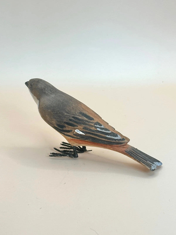 FT152 - Wooden sparrow folk craft