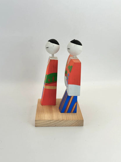 FT107 -  wooden Japanese hina doll 雛人形
