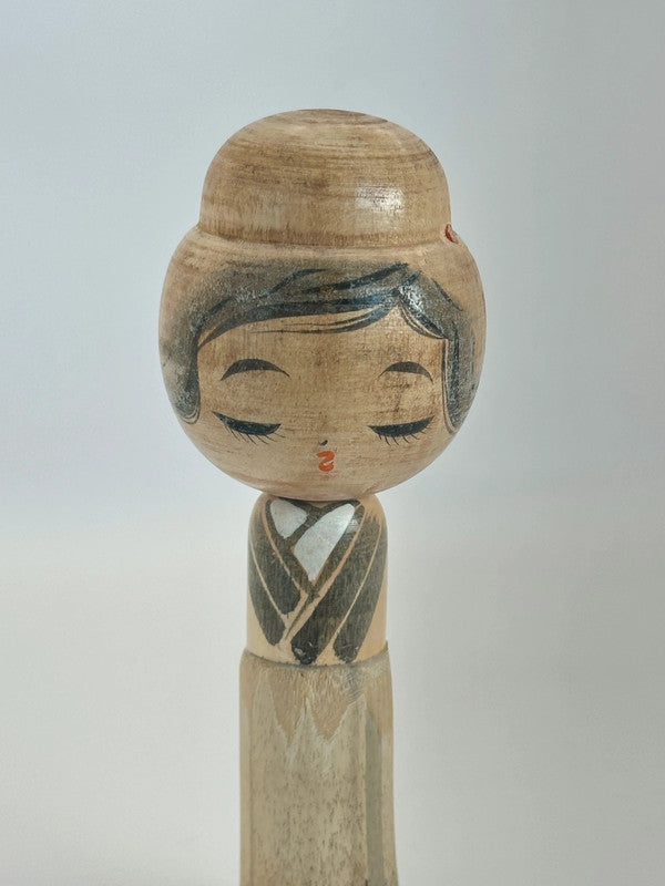 K15064 - Sosaku bamboo Kokeshi doll