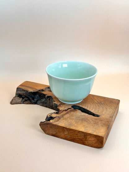 TB08 - Tea Ceremony Set with Wabi-Sabi Wood Base