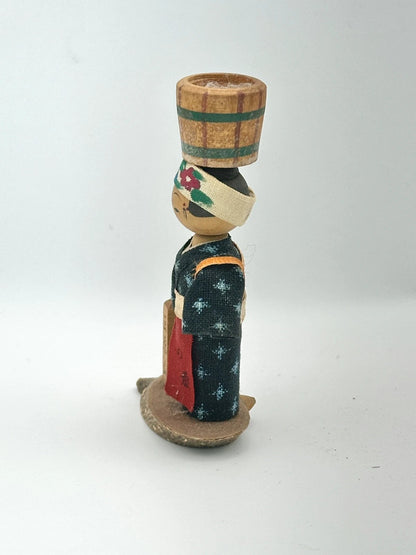 K10037 - Onsen souvenir kokeshi doll Japanese