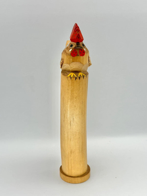 FT12 - Poulet jouet folklorique vintage Sasano Ittobori