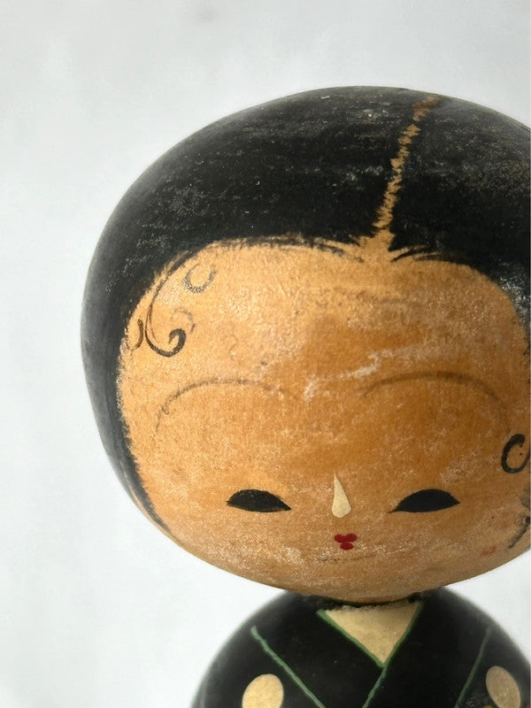 K10055 - Japanese bobble kokeshi sosaku doll