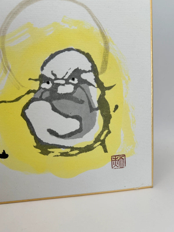 SHP57 - Japanese shikishi card of Daruma