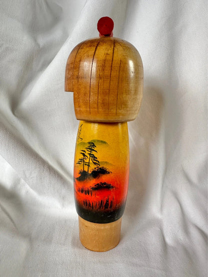 Japanese kokeshi doll by Kunio Miyagawa