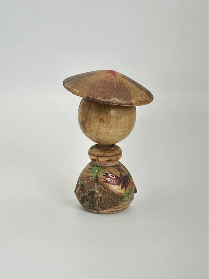 K05024 - Vintage mini omiyage kokeshi
