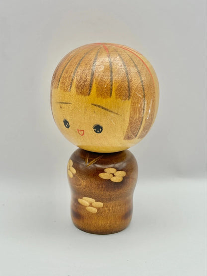 K10031 - Vintage Sosaku Kokeshi by Aoki Ryoka