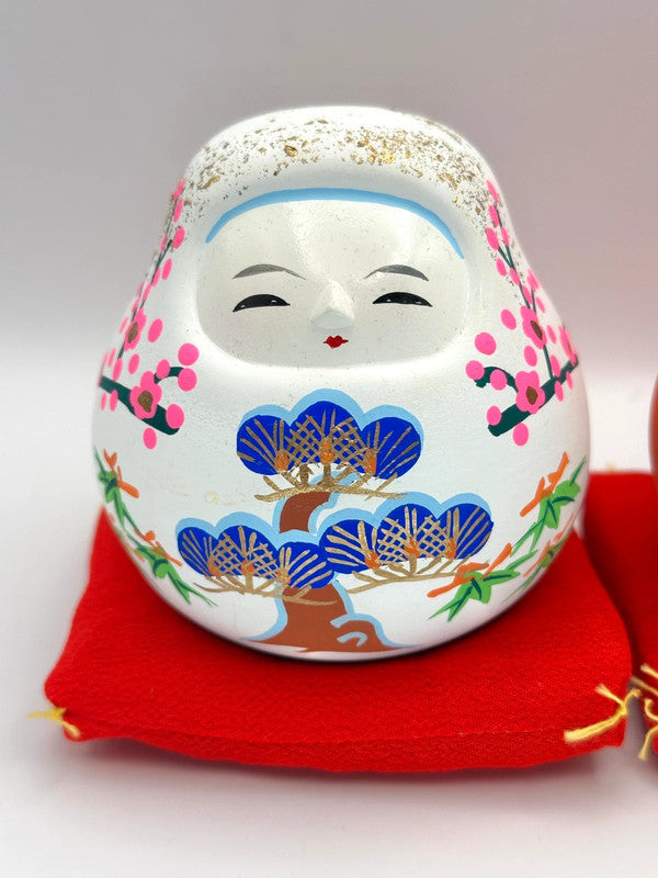FT06 - Paire de poupées Kaga Hachiman Okiagari Daruma