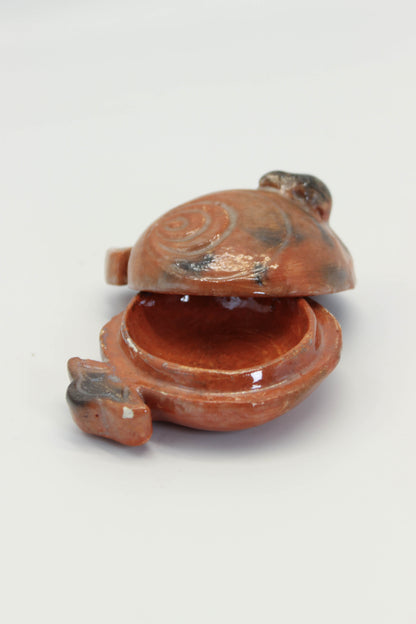 TB348 -  Raku-yaki  Kogo Box Lucky mallet 楽焼