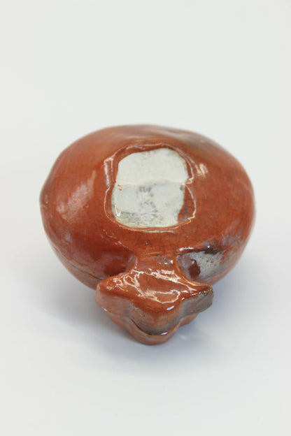 TB348 -  Raku-yaki  Kogo Box Lucky mallet 楽焼