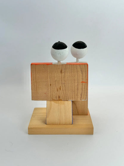 FT107 -  wooden Japanese hina doll 雛人形