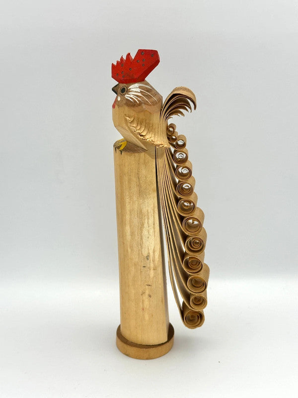 FT12 - Poulet jouet folklorique vintage Sasano Ittobori