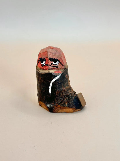 FT155 - Carving Folktoy Wooden Daruma