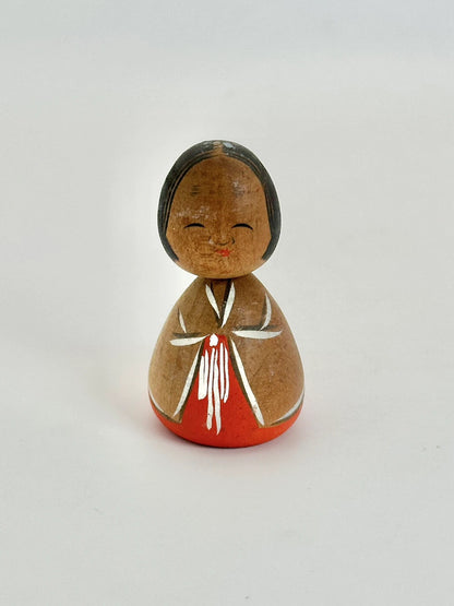 K05032 - Vintage Miko mini Kokeshi Doll