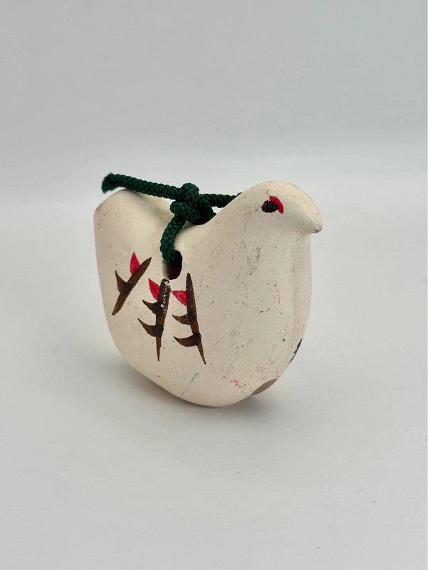 CB022 - Ornement cloche en argile Dorei pigeon hato 鳩