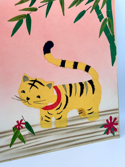 SHP50 - Japanese card Chigiri-e shikishi card