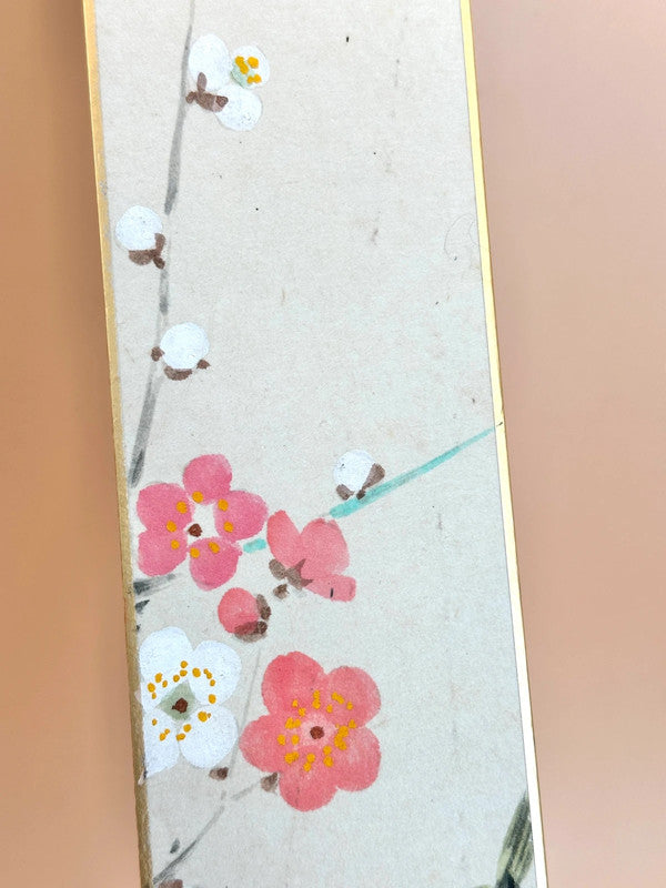 SHP90 - Vintage Tanzaku original card Bird