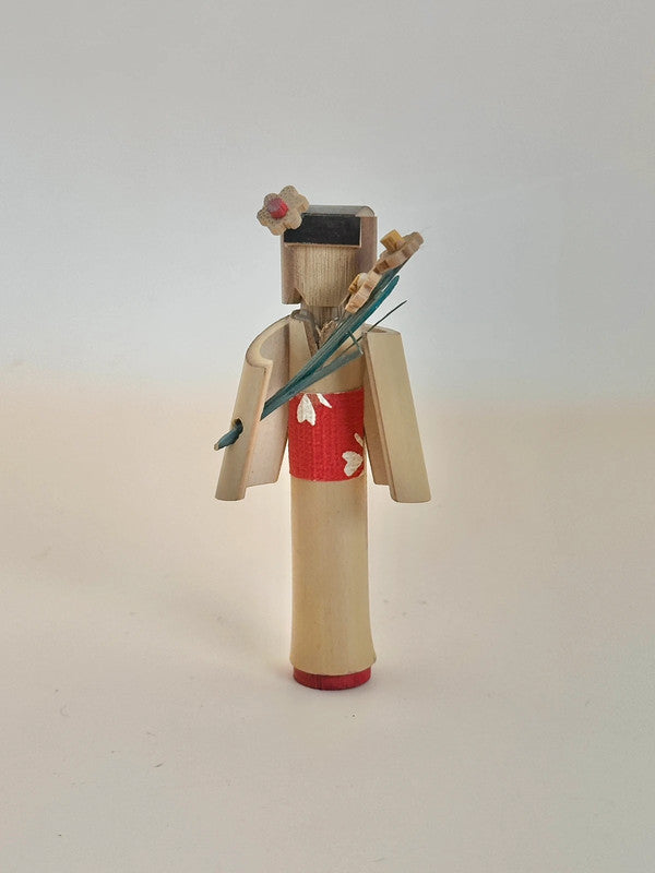 K10135 - Bamboo kokeshi folk crafts doll