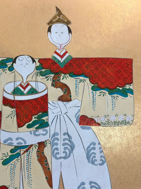 SHP28 - Shikishi artwork card in gold