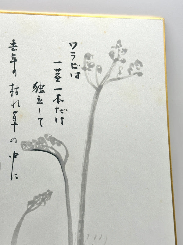 SHP12 - Original artwork card Shikishi