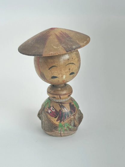 K05024 - Vintage mini omiyage kokeshi