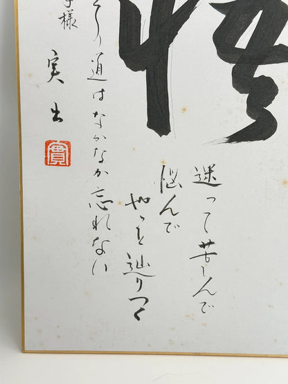 SHP37 - Original Shikishi artwork card Japan