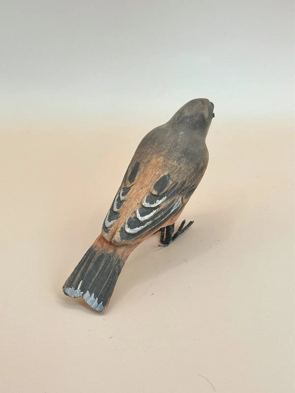 FT152 - Wooden sparrow folk craft