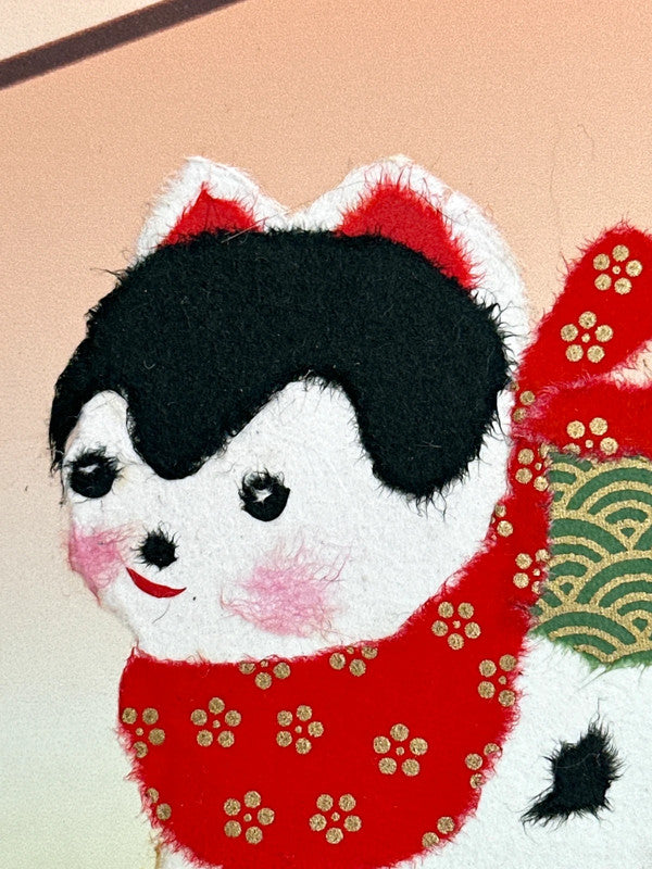 SHP49 - Japanese card Chigiri-e shikishi card