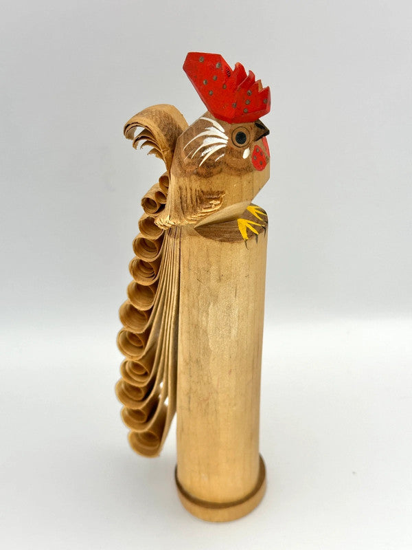 FT12 - Poulet jouet folklorique vintage Sasano Ittobori