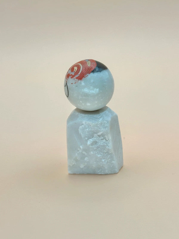 K05006 - Omiyage kokeshi doll in stone