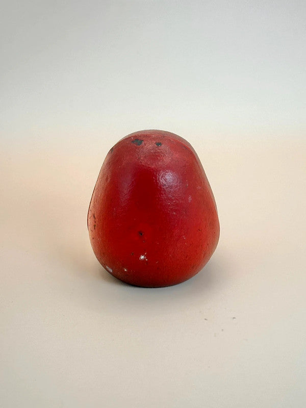 FT136 - Vintage Japanese Metal Daruma Figurine