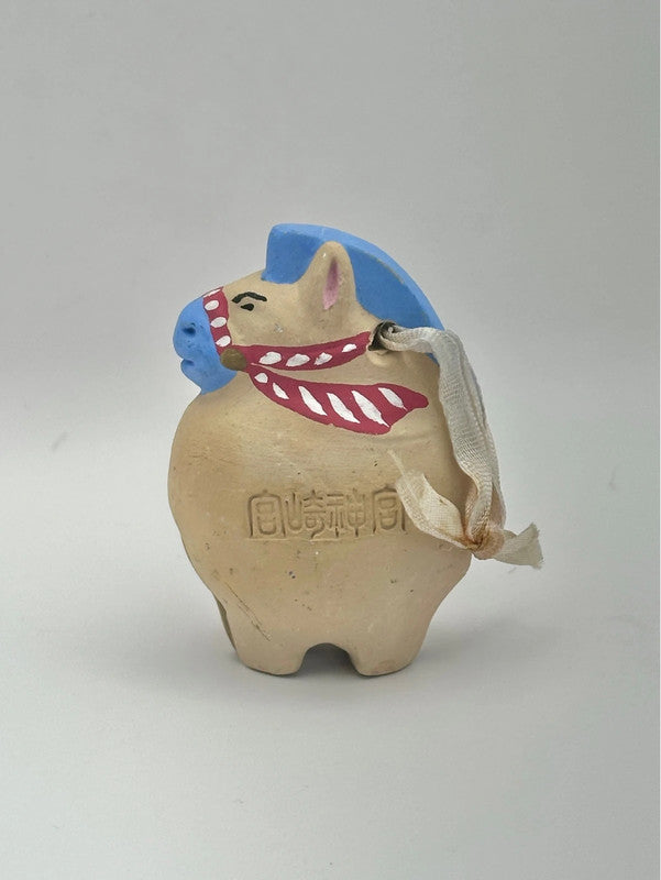 CB002 - Ornement cloche en argile Dorei Horse Miyazaki Jingu