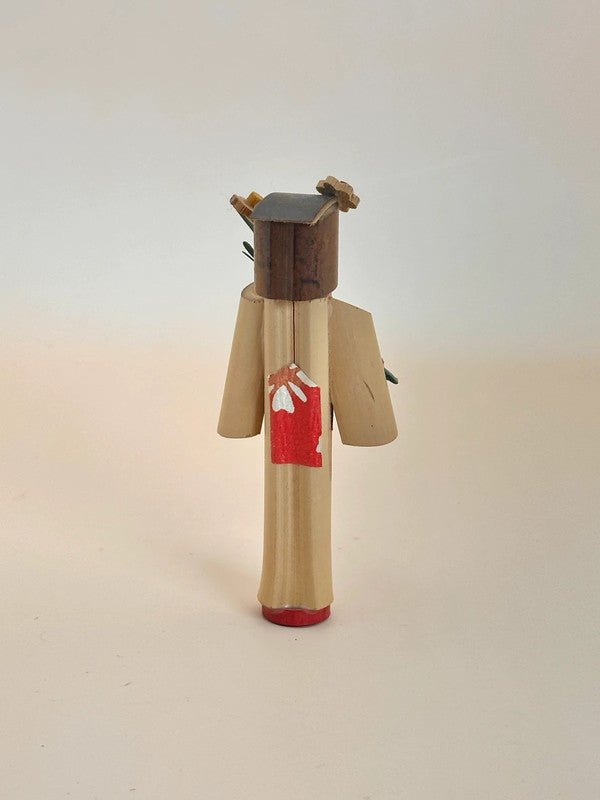 K10135 - Bamboo kokeshi folk crafts doll