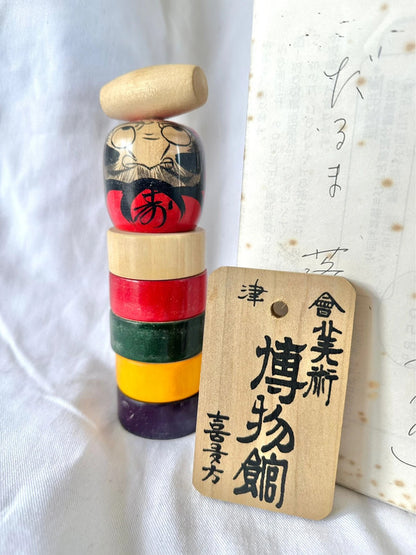 SFT01 - Vintage Japanese Daruma otoshi toy