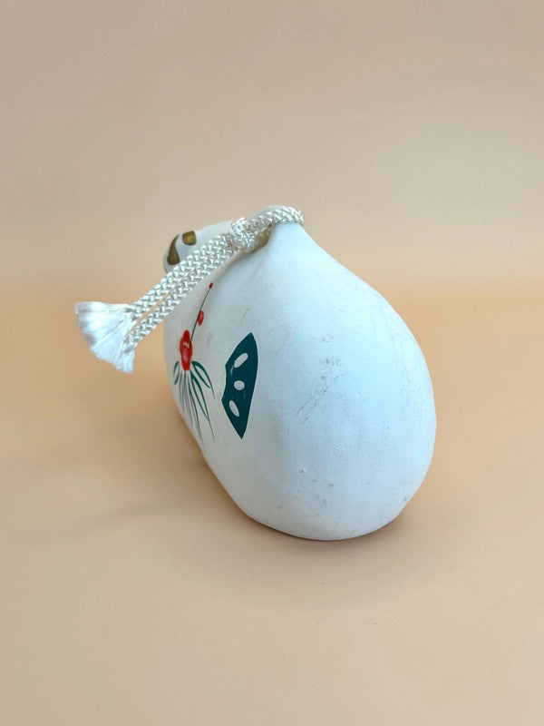 CB020 - Cloche décorative en argile Mouton Dorei